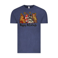 Vintage Denim happy holidays Vintage Tee - JahusDesignShop