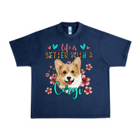 Navy life is better with a corgi Urban Heavy Tee - Jasminsmagicworld