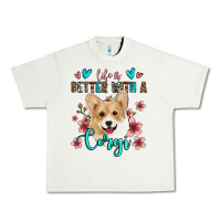 Pistachio life is better with a corgi Urban Heavy Tee - Jasminsmagicworld