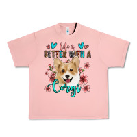 Salmon life is better with a corgi Urban Heavy Tee - Jasminsmagicworld
