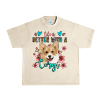 Sandshell life is better with a corgi Urban Heavy Tee - Jasminsmagicworld
