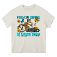 Cream easter a lot can happen in three days western sunflowers Heavy Core Tee - Artiststas