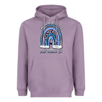 Lavender we wear blue for autism awareness accept understan Heavyweight Hoodie - Artiststas
