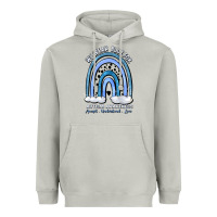 We Wear Blue For Autism Awareness Accept Understan Heavyweight Hoodie | Teevron