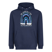 Navy we wear blue for autism awareness accept understan Heavyweight Hoodie - Artiststas