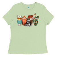 Matcha alaskan husky dog coffee cups Ladies Tee - texasbilliewilder