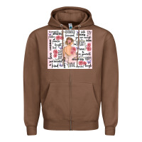 Chestnut self care Zipper Hoodie - MaliasSmallBusiness