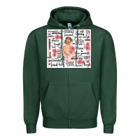 Sports Green self care Zipper Hoodie - MaliasSmallBusiness