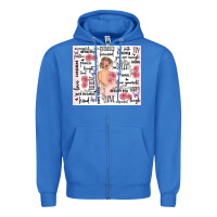 True Royal self care Zipper Hoodie - MaliasSmallBusiness