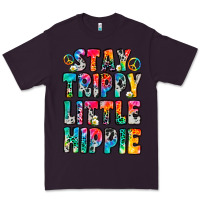 Plum stay trippy little hippie Premium Tee - Zillion Design Studio