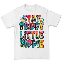 White stay trippy little hippie Premium Tee - Zillion Design Studio