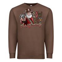 Chestnut cowboy christmas Premium Sweatshirt - SublimationCraftShop