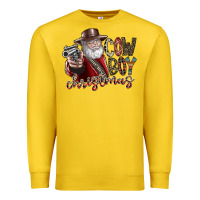 Lemon cowboy christmas Premium Sweatshirt - SublimationCraftShop