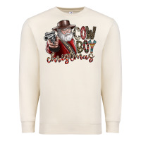 Sandshell cowboy christmas Premium Sweatshirt - SublimationCraftShop