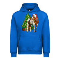 Cobalt american paint horse christmas tree Urban Hoodie - CowGirlArtShop