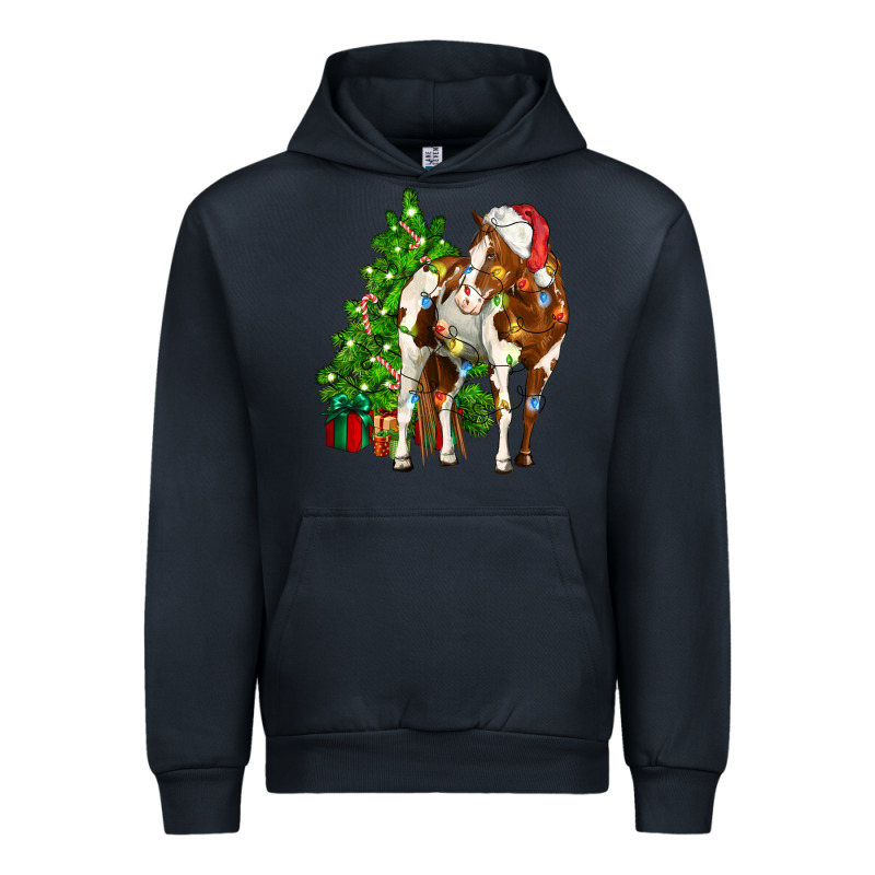 American Paint Horse Christmas Tree Urban Hoodie by CowGirlArtShop | Teevron