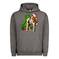 Pigment Tornado american paint horse christmas tree Urban Hoodie - CowGirlArtShop