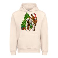 Sandshell american paint horse christmas tree Urban Hoodie - CowGirlArtShop
