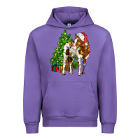 Tulip american paint horse christmas tree Urban Hoodie - CowGirlArtShop