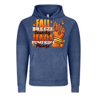 Vintage Denim Fall breeze crunchy leaves pumpkins please Vintage Hoodie - RanaPortraitStore