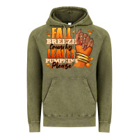 Vintage Olive Fall breeze crunchy leaves pumpkins please Vintage Hoodie - RanaPortraitStore