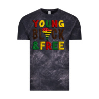 Cloud Black young black and free Vintage Tee - Artiststas