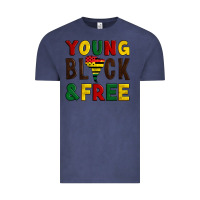 Vintage Denim young black and free Vintage Tee - Artiststas