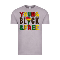 Vintage Zinc young black and free Vintage Tee - Artiststas