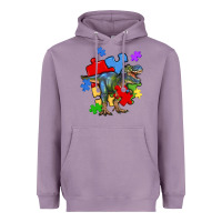 Lavender autism t rex Heavyweight Hoodie - Artiststas