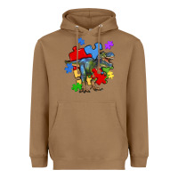 Toasted Coconut autism t rex Heavyweight Hoodie - Artiststas