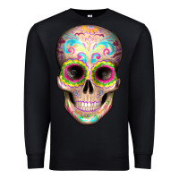 Black Mexican Skull Premium Sweatshirt - Artiststas