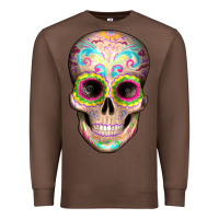 Chestnut Mexican Skull Premium Sweatshirt - Artiststas