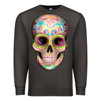 Smoke Mexican Skull Premium Sweatshirt - Artiststas