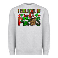 I Believe In Santa Paws Christmas Heavyweight Sweatshirt | Teevron