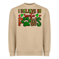 Mushroom i believe in santa paws christmas Heavyweight Sweatshirt - Jasminsmagicworld