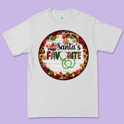 Santa's Favorite Custom Medical Occupation Premium Tee Designed By Adodesignshop