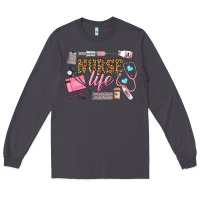 Smoke Western Nurse Life Long Sleeve Tee - LillyAllenDesigns