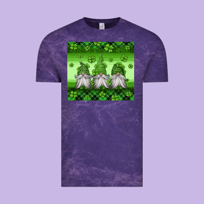 St Patricks Gnomes Vintage Tee Designed By Jasminsmagicworld