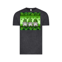 Vintage Black st patricks gnomes Vintage Tee - Jasminsmagicworld