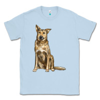 Dusty Blue chinook dog Classic Tee - LillyAllenDesigns