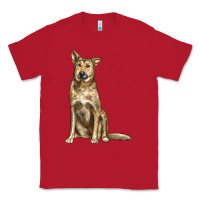 Red chinook dog Classic Tee - LillyAllenDesigns