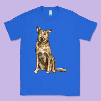 Chinook Dog Classic Tee Designed By Lillyallendesigns