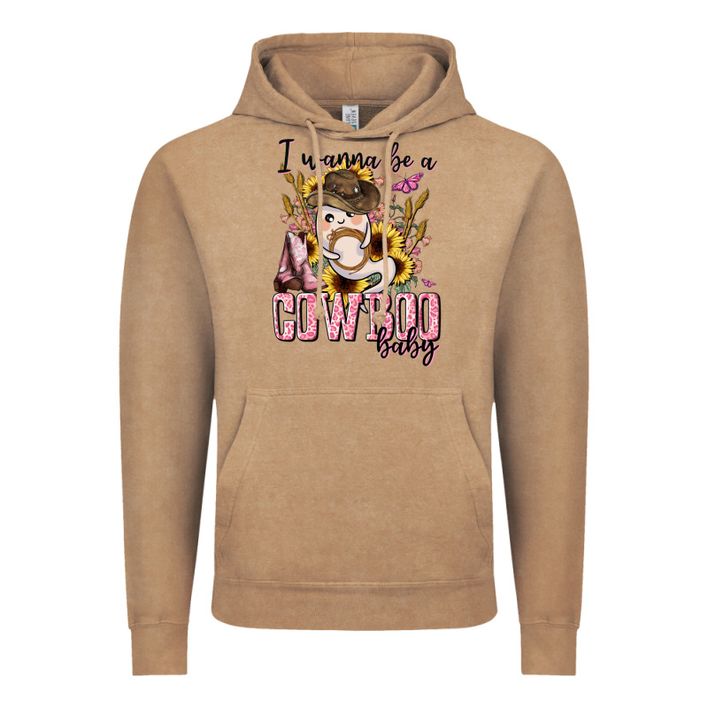 I Wanna Be A Cowboo Baby Halloween Vintage Hoodie by AdoDesignShop | Teevron