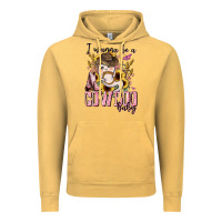 Vintage Mustard i wanna be a cowboo baby halloween Vintage Hoodie - AdoDesignShop