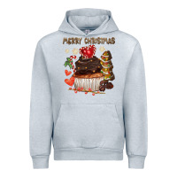 Heather Grey merry christmas cupcake chocolate Urban Hoodie - CowGirlArtShop