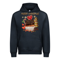 Navy merry christmas cupcake chocolate Urban Hoodie - CowGirlArtShop