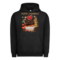 Pigment Black merry christmas cupcake chocolate Urban Hoodie - CowGirlArtShop