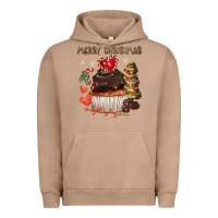 Pigment Burro merry christmas cupcake chocolate Urban Hoodie - CowGirlArtShop