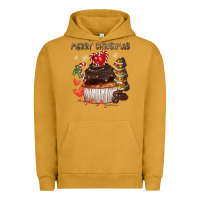 Pigment Peanut Butter merry christmas cupcake chocolate Urban Hoodie - CowGirlArtShop