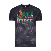 Cloud Black afro  nurse dope black Vintage Tee - AdoDesignShop
